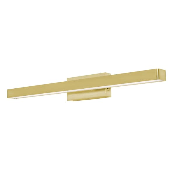 Afx Brock 24-in. LED Vanity - Satin Brass BRCV2403LAJUDSB - main